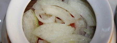 жаркое с семгой и беконом в горшочке. Шаг 9