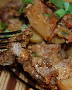 Жаркое со свининой и овощами