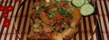 жаркое со свининой и овощами. Шаг 16