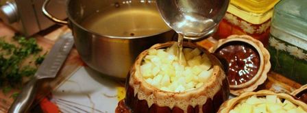 жаркое в горшочках с курицей и грибами. Шаг 14