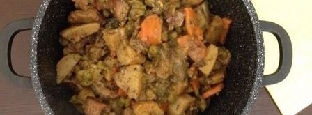 жаркое в мультиварке из свинины по-сельски. Шаг 9