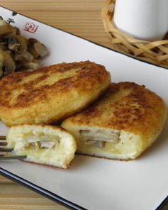 Картофельные зразы с грибами