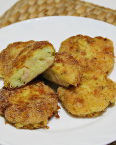 Картофельные зразы с креветками