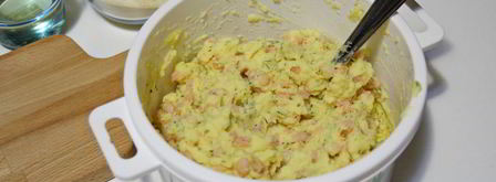 картофельные зразы с креветками. Шаг 4