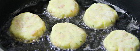 картофельные зразы с креветками. Шаг 6