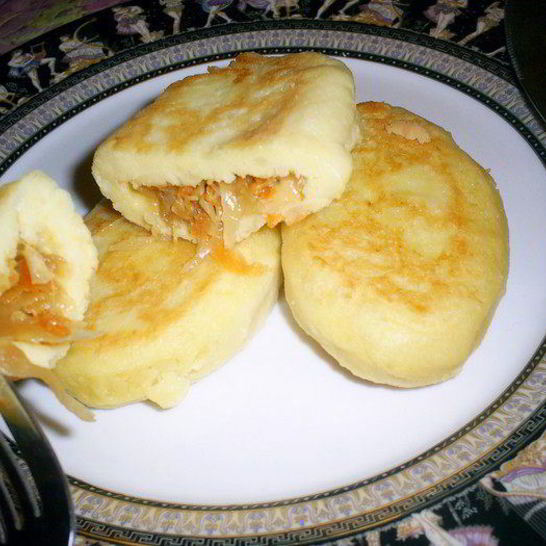 Рецепт картофельных зраз с начинкой из квашеной капусты
