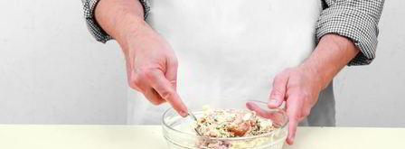 мясные зразы с сыром и травами. Шаг 2