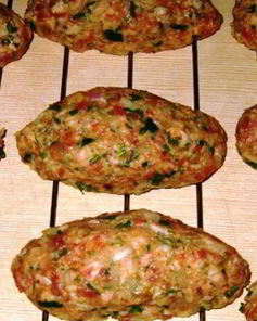 Мясные зразы с травами и сыром