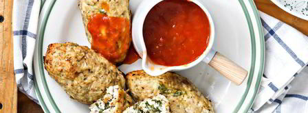 мясные зразы с травами и сыром. Шаг 5