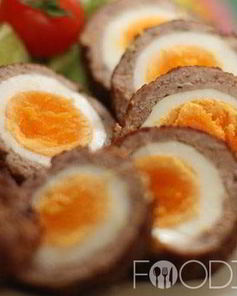 Мясные зразы с яйцом