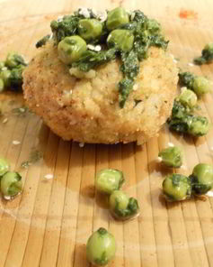 Рисовые зразы со шпинатом