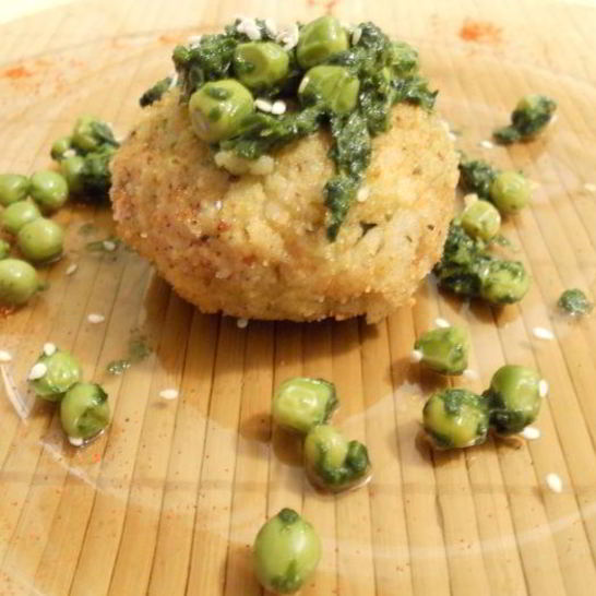 Рецепт рисовых зраз со шпинатом