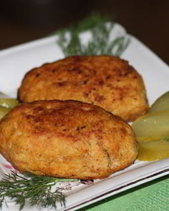 Рыбные зразы с грибами и сыром