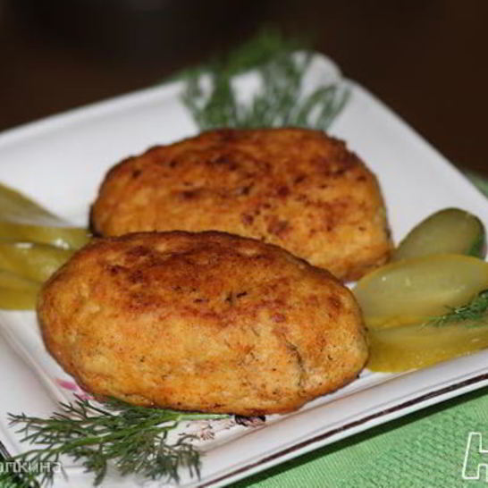 Рецепт рыбных зраз с грибами и сыром