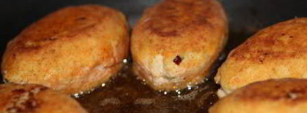 рыбные зразы с грибами и сыром. Шаг 18