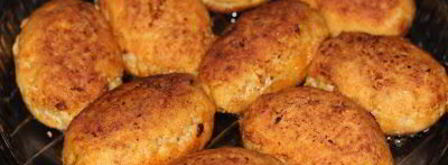 рыбные зразы с грибами и сыром. Шаг 19