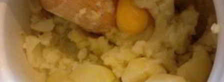 зразы картофельные с мясом в духовке. Шаг 2