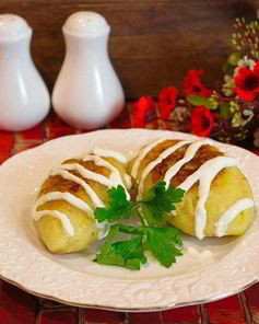 Зразы картофельные с мясом