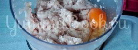 зразы куриные с яйцом в мультиварке. Шаг 2