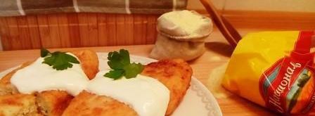 зразы манные с индейкой любимые с детства. Шаг 13