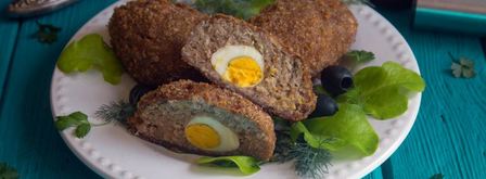 зразы мясные с яйцом. Шаг 15