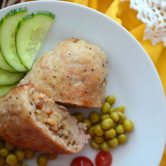 Рецепт зраз с гречневой кашей и грибами