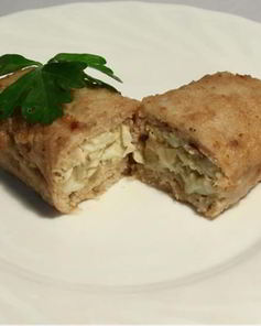 Зразы с грибами и яйцом