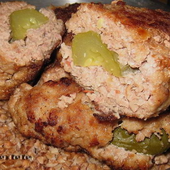 Рецепт зраз с соленым огурчиком