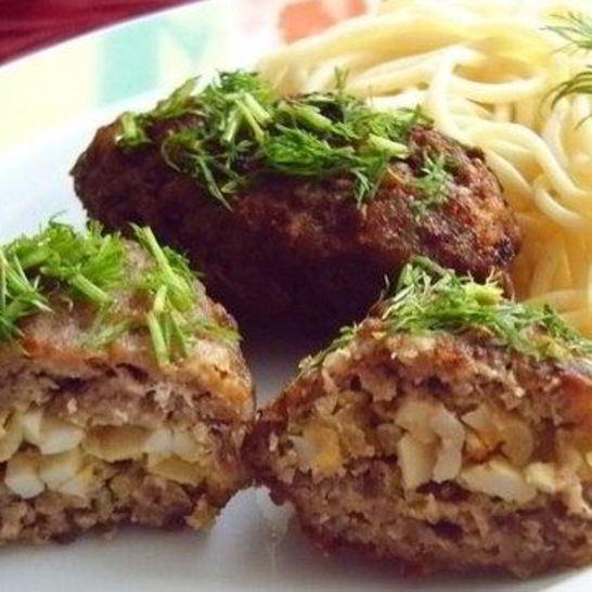 Рецепт зраз с яйцом и луком