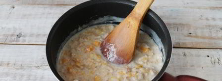 геркулесовая каша с тыквой. Шаг 7