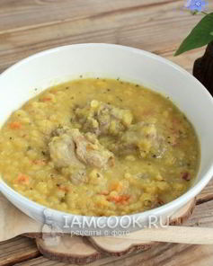 Гороховая каша с мясом