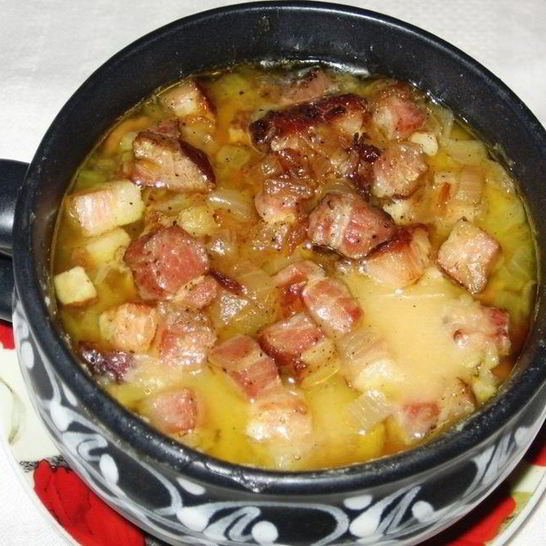 Рецепт гороховой каши в духовке