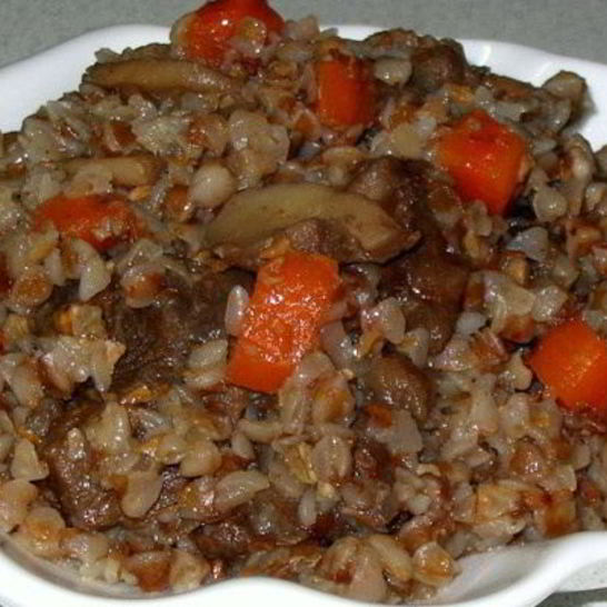 Рецепт гречки с грибами