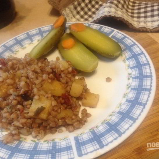 Рецепт гречки с картофелем и специями