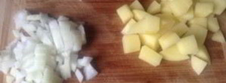 гречка с картофелем и специями. Шаг 2