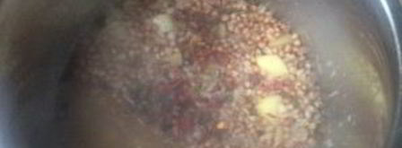 гречка с картофелем и специями. Шаг 8