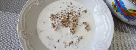 гречка с кокосовым молоком и фундуком. Шаг 8