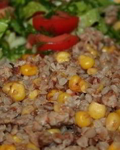 Гречка с кукурузой