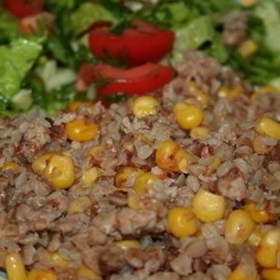 Рецепт гречки с кукурузоя