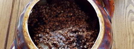 гречка с курицей в горшочке в духовке. Шаг 9