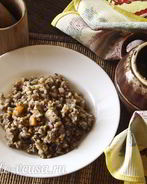 Гречка с курицей в горшочке