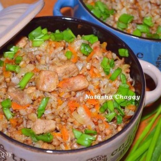 Рецепт гречки с мясом в горшочке
