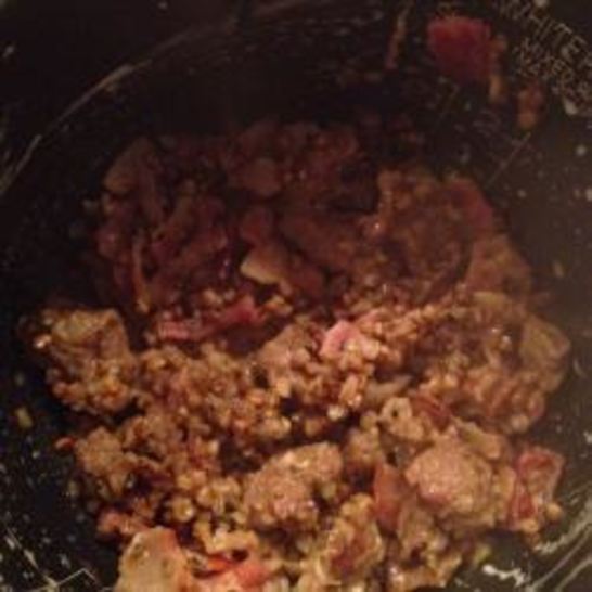 Рецепт гречки с мясом в мультиварке