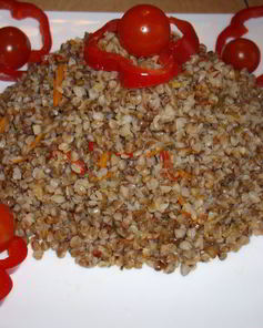 Гречка с овощами в мультиварке