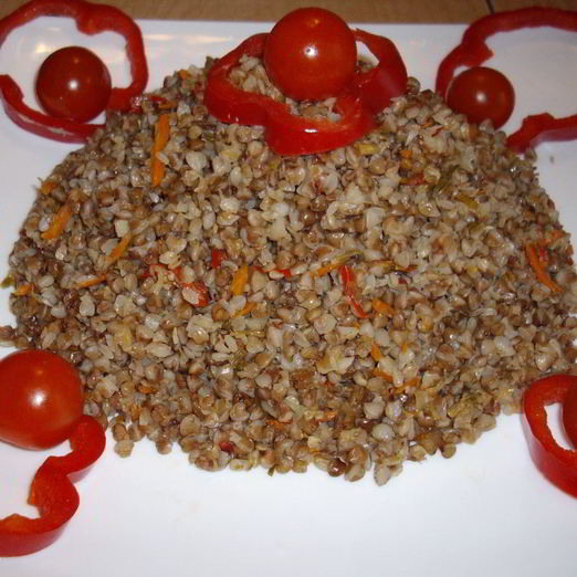 Гречка с овощами в мультиварке