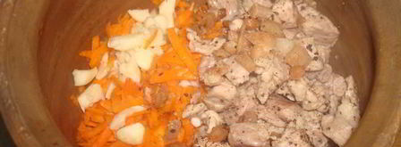 гречка со свининой в махотке. Шаг 7