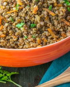 Гречка со свининой