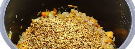 гречка со свиным фаршем в мультиварке. Шаг 5