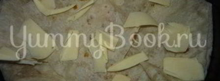 гречневая каша c мясом в лаваше из мультиварки. Шаг 7