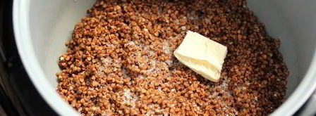 гречневая каша на молоке в мультиварке. Шаг 4